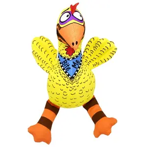 Pet toy Farm pollo denti di macinazione forte morso resistente vocalcanvas cane giocattolo raarrico pollo giocattolo forniture per animali domestici