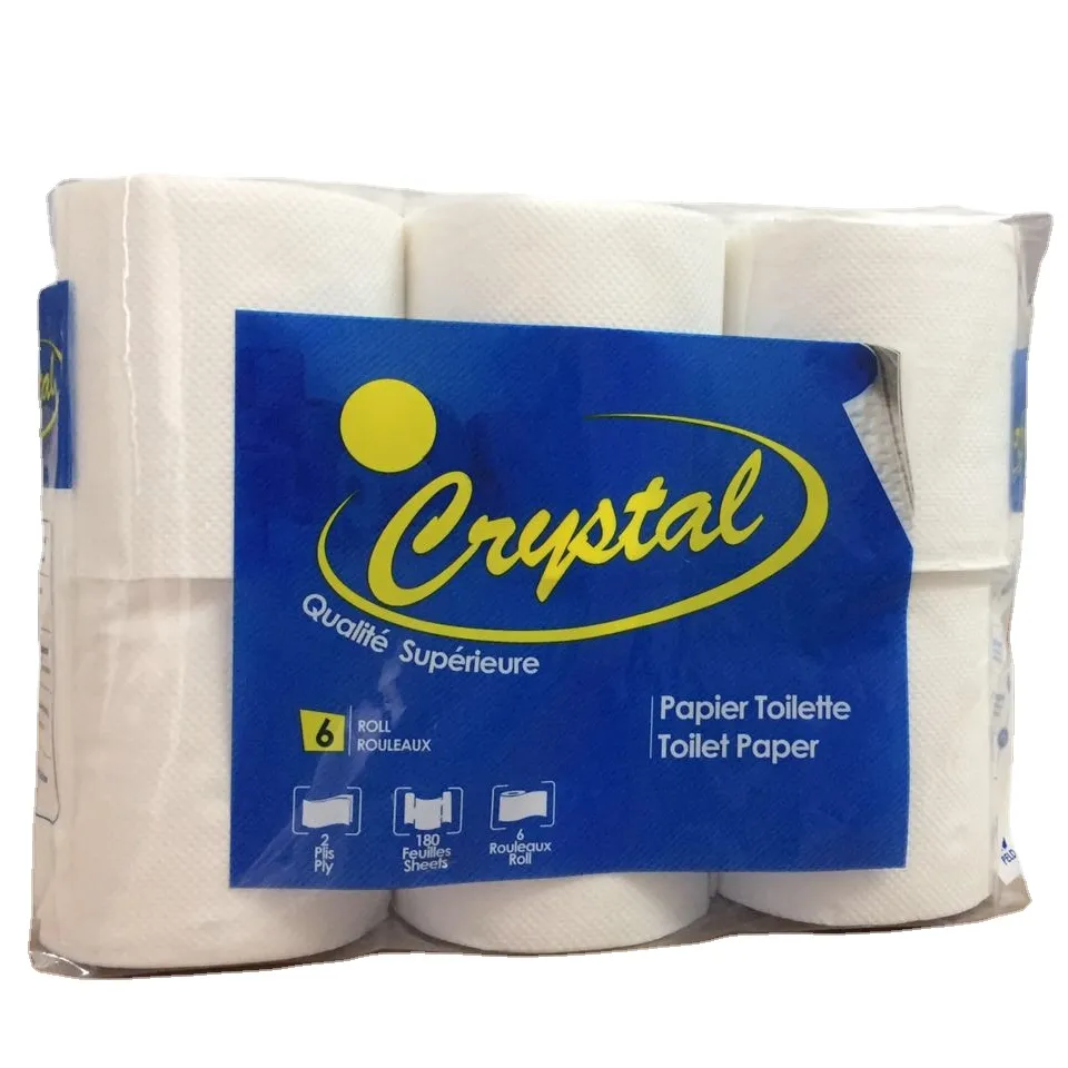 3 Ply Toiletpapier Bulk Wc Roll Goedkope Virgin Pulp Water Flashable Papier Septische Veilig