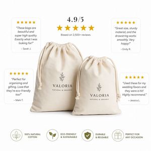 Sac en lin à cordon de serrage pour chaussures et vêtements, emballage personnalisé avec logo imprimé, pochette en coton avec fonction de sécurité - Product Image 5