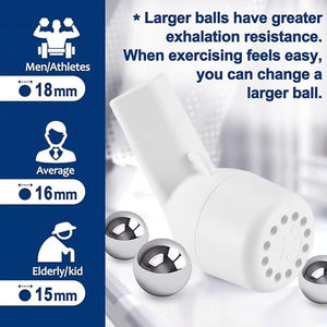 Dispositivo de Ejercicios Pulmonares para la Eliminación de Mucosidad, Dispositivo de Respiración, Entrenador Respiratorio - Product Image 4