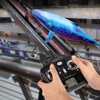 Jouet drone baleine volante télécommandée gonflable bionique, accessoire de spectacle pour les sites pittoresques, les centres commerciaux et les aquariums