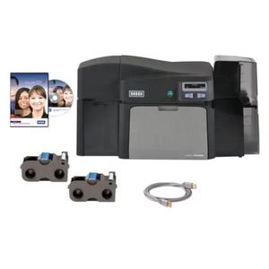 Imprimante de cartes PVC Fargo HID DTC42500E originale, machine <span class=keywords><strong>d</strong></span>'impression par transfert pour cartes plastiques NFC, impression recto-verso pour badges professionnels VIP CR80 - Product Image 4