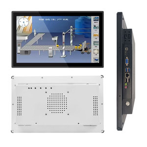 จอสัมผัส LCD แบบ Capacitive 10 จุด สำหรับอุตสาหกรรม A.I.O.  ขนาด 16:9 มาตรฐาน IP65 รองรับ Linux/Windows  ใช้ CPU Celeron J1900/J4125/I3/I5/I7 สีดำ รับประกัน 1 ปี - Product Image 1