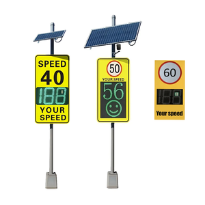 Tachimetro Radar a Energia Solare per Veicoli con Display in Tempo Reale ad Alta Velocità, Segnale di Velocità Radar - Product Image 2