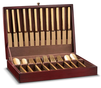 Boîtes cadeaux en bois pour couteaux, finition laquée mate sur mesure, luxe