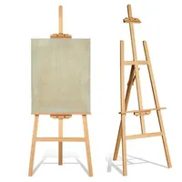  Studio Easel for Painting 1.5M Adjustable Drawing Painting  Holder 59inch Wooden A-Frame Display Drawing Board Folding Art Stand for  Painting : Office Products