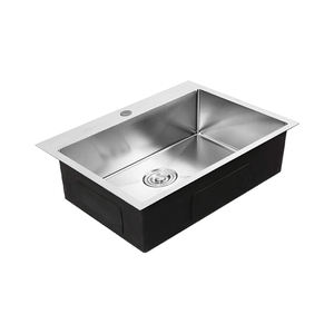 Haute qualité fait à la main 800*450mm évier à bol unique en acier inoxydable 304/201 forme carrée <span class=keywords><strong>prix</strong></span> usine direct pas d'intermédiaire - Product Image 2