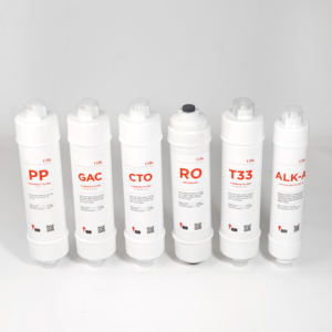 تصفية المياه القلوية RO نظام 6 مراحل PP UDF co RO غشاء T33 خرطوشة معدنية للمنزل الفندق - Product Image 6