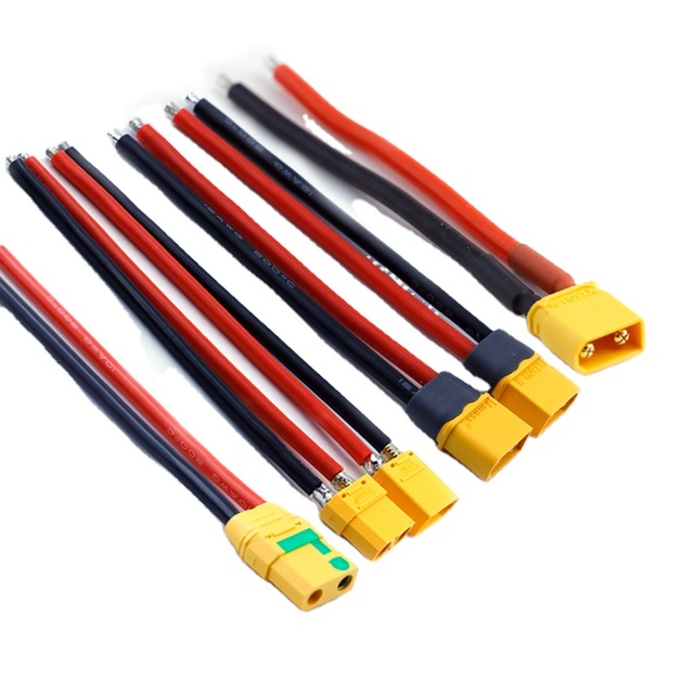 Customized Amass Xt30 Xt60 Xt90 Battery Cable Adapter Male Female Connector Electric Battery Wire Harness for Drone FPV