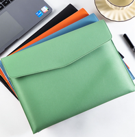 Porte-documents en cuir A4 personnalisé dossier de bureau sac de fichiers pour le stockage et l'achat d'informations sur les contrats accessoire professionnel