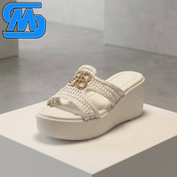 Sandales tissées pour femmes, entreprise commerciale, marché brésilien, MOQ300, commande personnalisée, 30 jours, EXW