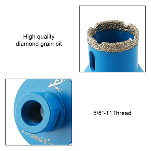 ดอกสว่านเพชรบัดกรีสูญญากาศแบบ M14 35มม. สำหรับเลื่อยกระเบื้องเซรามิคหินอ่อน - Product Image 4