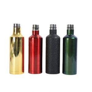 Outdoor 500Ml Insulated Drink Water Bottle <b>Cheap</b> Stainless Steel Custom Cups Red Wine Bottles With Leak Proof Lid - Product Image 5