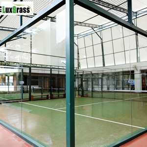 <span class=keywords><strong>Terrain</strong></span> <span class=keywords><strong>de</strong></span> <span class=keywords><strong>padel</strong></span> panoramique <span class=keywords><strong>de</strong></span> dernière conception, vert olive, galvanisé <span class=keywords><strong>à</strong></span> chaud, avec gazon artificiel <span class=keywords><strong>de</strong></span> 12 mm et verre trempé, <span class=keywords><strong>à</strong></span> <span class=keywords><strong>vendre</strong></span> - Product Image 2