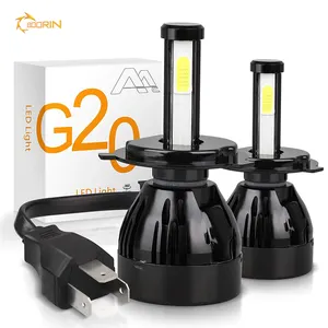 Faro led g20 de 4 lados para coche, 80w, 8000lm, mini S2, C6, G5, G20, 80W, haz dual, h4, h7, hb3, hb4, h10, h11, mini faro led g7