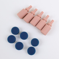 Bouchon en caoutchouc silicone résistant aux hautes températures - Couleur/taille/logo personnalisés OEM/ODM disponibles, services de découpe et de fabrication de moules