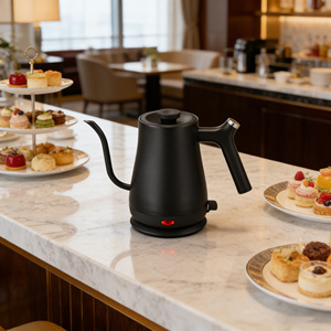 กา<span class=keywords><strong>ต้ม</strong></span>น้ำไฟฟ้าสแตนเลสแบบใหม่ ทรงคอห่าน ความจุ 800 มล. สำหรับมืออาชีพ - Product Image 2