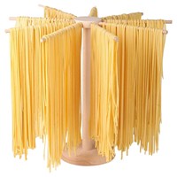 Séchoir à pâtes en bois écologique pour spaghetti et nouilles, support de séchage à surface lisse anti-adhésive, améliore l'organisation de la cuisine