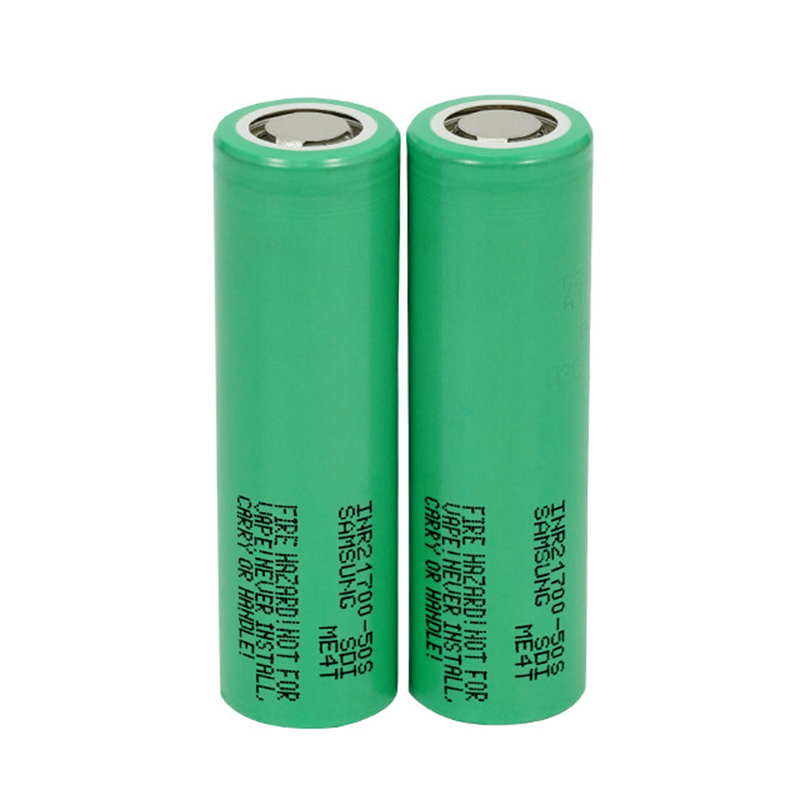 चीनी आपूर्तिकर्ता INR21700 SDI सैम सुंग 21700-50s 5000mah 21700 50S inr 21700 लिथियम आयन बैटरी 45A हाई ड्रेन