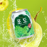 JIUR 238ml Geblikte Witte Druiven drank met SAC, 0% vet, geen kunstmatige kleurstof, geen conserveermiddel, vruchtenpulp sapdrank, OEM beschikbaar