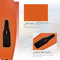 Planche de wingfoil gonflable GY GY-DW02 OEM Downwind 6'7" 6'6" hydrofoil orange légère en fibre de carbone
