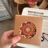 Lot de sous-verres en céramique personnalisables de style classique, absorbants, pour tasses à thé, vaisselle, supports vierges pour sublimation, pour café et boissons