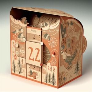 Custom Wholesale DIY <b>Gifts</b> <b>Empty</b> Surprise Christmas Cosmetic Blank Advent Calendar Countdown <b>Gift</b> Paper Packaging Cardboard <b>Box</b> - Product Image 3