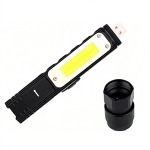 90 °   Linterna LED Magnética Giratoria de Aleación de Aluminio XPG+COB, Luz Roja y Blanca, Recargable por USB, Linterna Oculta - Product Image 6