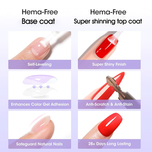 ZRKGEL 15ml Hema Free Tpo Free <span class=keywords><strong>Base</strong></span> Función Gel Nail Fabricante OEM ODM Etiqueta privada <span class=keywords><strong>Base</strong></span> orgánica & Top Gel Esmalte de uñas - Product Image 5