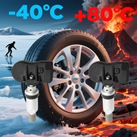Capteur TPMS universel Horisens à double fréquence intégré 315 MHz 433 MHz, compatible OE, système de surveillance de la pression des pneus, garantie 12 mois DV