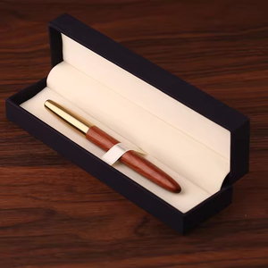 Stylo plume en bois de branche acide, adultes, étudiants, encre rotative absorbante, coffret cadeau spécifique à la finance, papeterie de luxe, stylo plume - Product Image 6