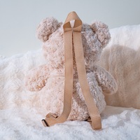 Sac à dos unisexe personnalisé ours en peluche jouet PP coton rempli de personnage de dessin animé sac à dos scolaire pour enfants en peluche