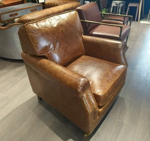 كرسي كلاسيكي على طراز علوي ، أريكة غرفة المعيشة ، طيار ، كرسي صناعي قديم - Product Image 5