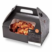 Emballage alimentaire en papier de qualité alimentaire personnalisé, boîte à emporter jetable pour restaurant, boîte à ailes de poulet, boîtes écologiques pour la restauration