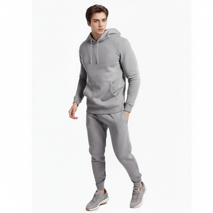 Survêtement personnalisé de haute qualité pour hommes tenue décontracté survêtement pour hommes survêtements 2 pièces pull complet gym jogging - Product Image 1