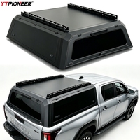Capot rigide en aluminium pour pick-up Toyota Hilux N70 Vigo Double Cab 2013-2015, type Hardtop, pour benne de camion, avec fonction de camping