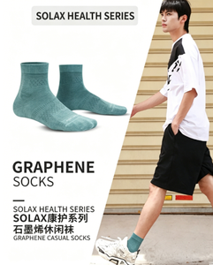 Chaussettes de sport <span class=keywords><strong>SOLAX</strong></span> Healthcare Series, écologiques et respirantes, unisexes, pour les sports de plein air - Confort et bien-être ultimes - Product Image 1