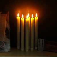 Bougie chauffe-plat LED rechargeable par USB, en cire ou en plastique, décoration d'intérieur, effet de flamme vacillante 3D, lumière de bougie électronique, télécommande