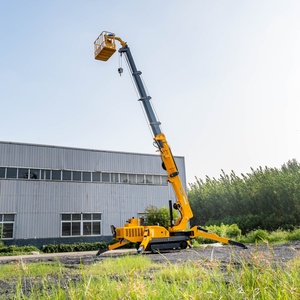 Grue sur chenilles compacte de 5 tonnes pour projets de construction, adaptable aux portes d'ascenseur standard, plateformes de travail en promotion - Product Image 3