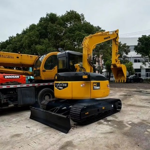 Excavatrice sur chenilles Komatsu PC78US d'occasion, presque neuve, 7 tonnes, faible nombre d'heures de fonctionnement, adaptée aux projets de construction à petite échelle - Product Image 1