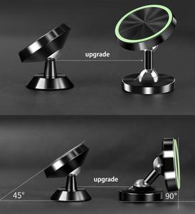 <span class=keywords><strong>Support</strong></span> de téléphone magnétique universel Fornew en alliage d'aluminium ABS et silicone pour <span class=keywords><strong>voiture</strong></span>, rotation à 360° pour téléphones de 4 à 6,5 pouces, fixation sur tube - Product Image 4