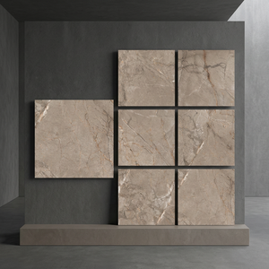 Calacatta Gold 800x800mm Matte Glazed Porcelain Marble Look <b>Tiles</b> For Premium Interior Flooring - Product Image 1