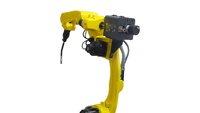 Mini bras robotique industriel automatique pour soudage, pulvérisation de gaz, polissage, machine de soudage à 6 axes, 200 cm pour pistolet de soudage laser