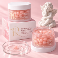 Crème gelée au collagène rose PDRN ADN de saumon 5 000 ppm pour le visage, hydratante, raffermissante et unifiante du teint, marque privée
