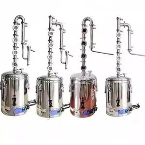 Hand-made 15L Gin/Vodka/Whiskey/ Ethanol Production Copper Distillation Equipment Home Alcohol Distillery