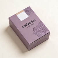 Boîte d'emballage en gros pour capsules de café, boîte en kraft personnalisée pour expédition, 24 capsules