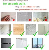 Papel Adhesivo para Pared con Diseño de Pizarra, Vinilo Removible TAKSDAI, Papel Tapiz Autoadhesivo con Efecto Pizarra