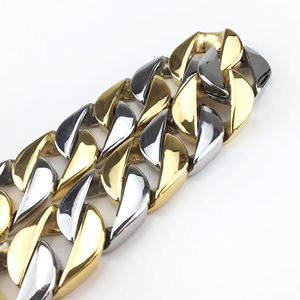 Unieke Rvs Goede Kwaliteit Gouden Ketting Link Sterkste Hond Ketting Kraag - Product Image 3