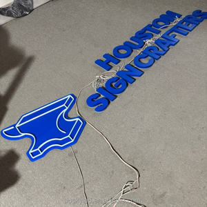 Signalisation extérieure personnalisée en acrylique, lettres lumineuses, enseigne au néon rétroéclairée, publicité, lettres d'entreprise rétroéclairées avec prix d'usine - Product Image 6