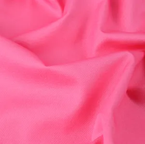 Bahan Kemeja Kaku Merah Muda Premium Kualitas Tinggi Celup Organik Katun Satin Tenun 100% Katun Padat Atasan Piyama Kain Kepar